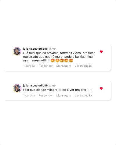 Comentários de pacientes sobre a Drenagem 3MH